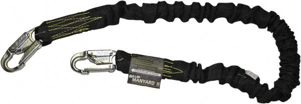 Miller 216MK-Z7/6FTBK 6' Long, 310 Lb Capacity, 1 Leg Locking Snap Hook Harness Shock Absorbing Lanyard