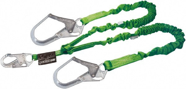 Miller 231M-Z7/6FTGN 6' Long, 310 Lb Capacity, 2 Leg Locking Snap Hook Harness Shock Absorbing Lanyard