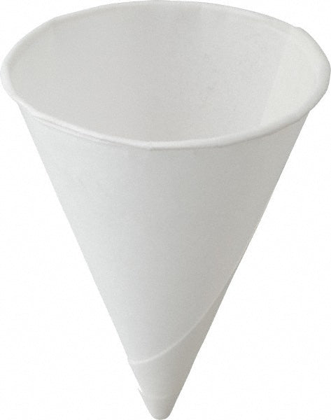 Solo SCC4BR Pack of (200) Solo Conical Paper Cold Cups, 4 oz