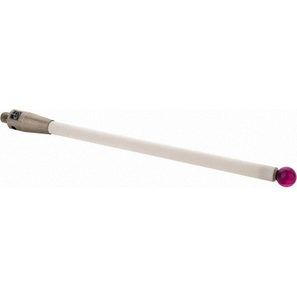 Renishaw A-5000-3712 CMM Ball Stylus 6 mm Ball Dia, 100 mm OAL, M4
