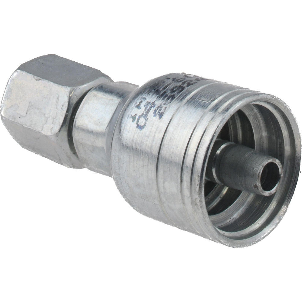 Eaton 04Z-604-BG Hydraulic Hose Male SAE 37 deg JIC Rigid Fitting 0.2500" Hose ID, 0.2500" Hose OD, Hose Size 4, 7/16-20 Thread
