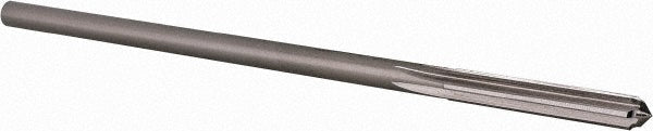 Alvord Polk 10327 Chucking Reamer 0.1900" Dia, 4-1/2" OAL, 1-1/8" Flute Length, Straight Flute, Straight-Cylindrical Shank, HSS