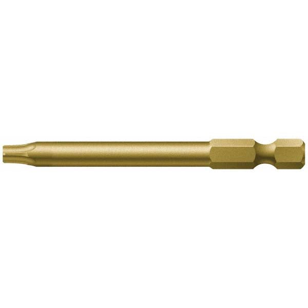Wera 05160830001 Power Screwdriver Bit Torx Bit, 1/4" Hex, T7 Torx