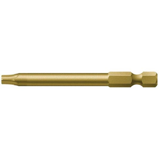 Wera 05160830001 Power Screwdriver Bit Torx Bit, 1/4" Hex, T7 Torx