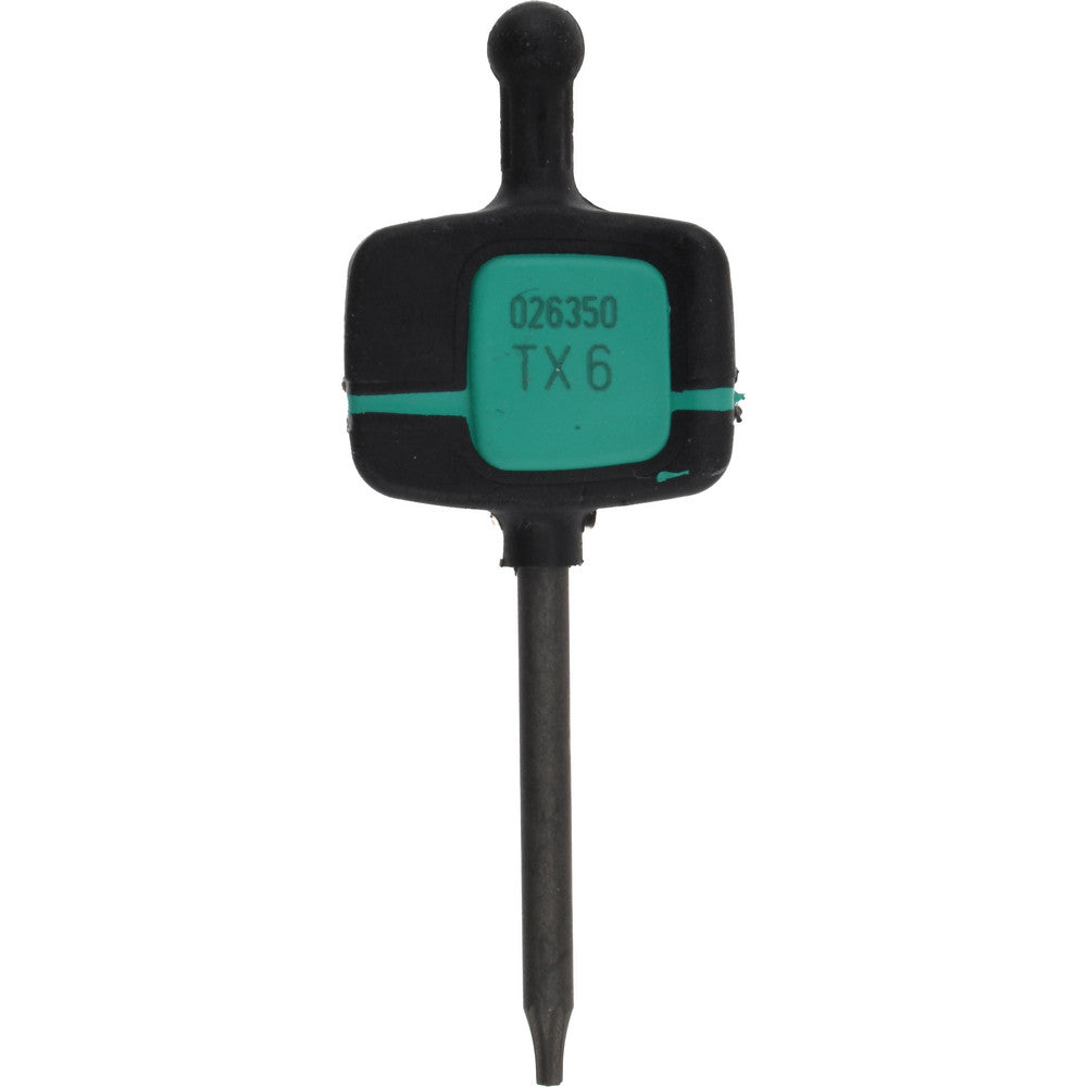 Wera 05026350001 Torx Key Flag Handle, T6, 2-1/2" OAL, Alloy Steel