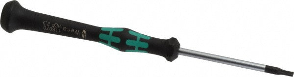 Wera 05118070001 Precision Miniature Hex Driver 2.50 mm Hex, 2.3750" OAL, Ergonomic