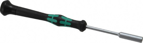 Wera 05118135001 Precision Nut Driver 3/16" Drive, Solid Shaft, Ergonomic Handle, 6-1/4" OAL