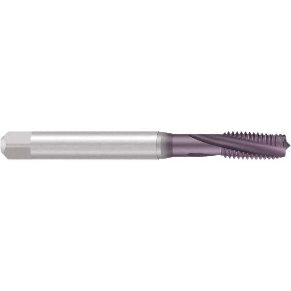 Emuge BU459611.5041 Spiral Flute Tap #10-32 UNF, 3 Flutes, Modified Bottoming, 3BX Class of Fit, Cobalt, TICN Coated