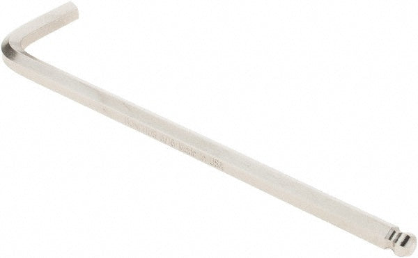 Bondhus 16910 Hex Key 3/16" Hex, Ball End, Long Arm
