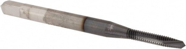 OSG 1205608 Spiral Point Tap #2-56 UNC, 2 Flutes, Plug Chamfer, 2B Class of Fit, HSS, TiCN Coated