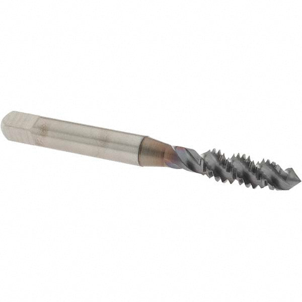 OSG 1430008 Spiral Flute Tap 1/4-20, UNC, 3 Flute, Plug Chamfer, 3B Class of Fit, High-Speed Steel, TiCN Finish