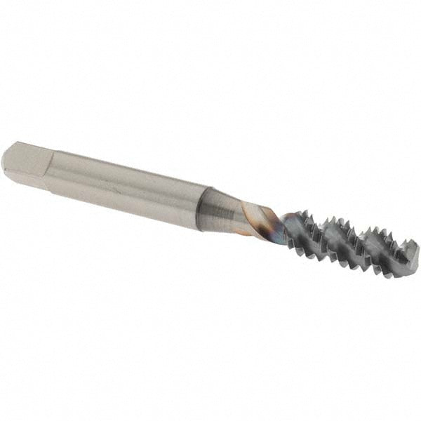 OSG 1430108 Spiral Flute Tap 1/4-20, UNC, 3 Flute, Bottoming Chamfer, 3B Class of Fit, High-Speed Steel, TiCN Finish