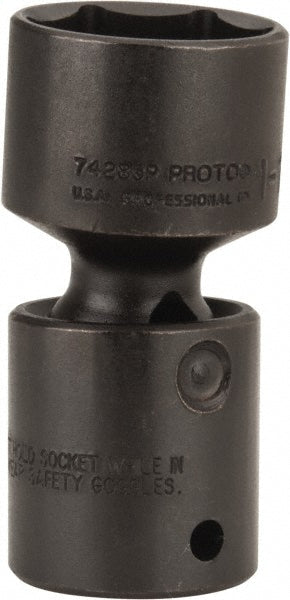 Proto J74285P Impact Socket 1/2" Drive, 1-1/8" Socket, Hex Drive