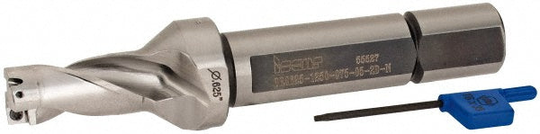 Iscar 3201311 Indexable Insert Drill DR0625-1250-075-05-2DN, 5/8" Max Dia, 1-1/4" Max Depth, 2xD, 3/4" Shank Dia