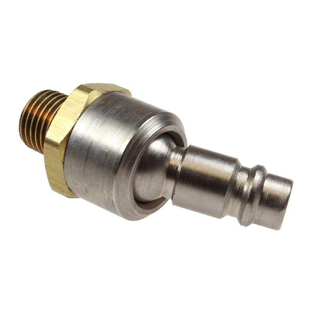Coilhose Pneumatics 11-04BS Pneumatic Hose Coupling 1/4" Thread, 1/4" Body Dia, High Flow Interchange