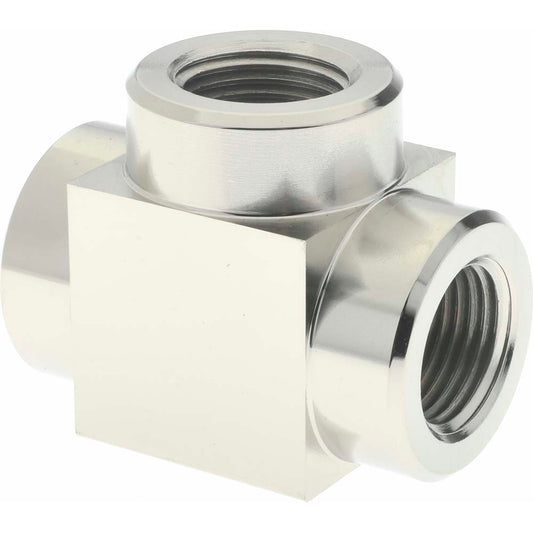 Value Collection PS-MH-HPC1-050 Hydraulic Hose Tee Connector Fitting 3/8", 10,000 psi