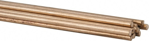 Welder's Choice 59802215 Brazing Alloy Silicon Bronze, 3/32" Dia, 36" Long