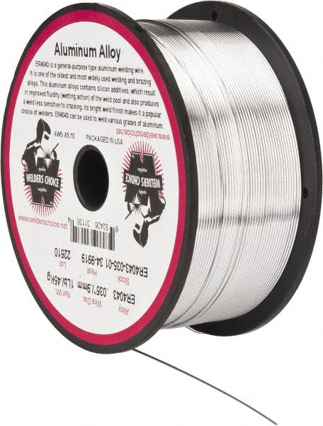 Welder's Choice 59802777 MIG Welding Wire ER4043, 0.0350" Dia, Aluminum