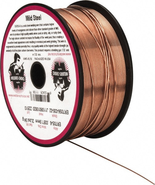 Welder's Choice 59802983 MIG Welding Wire ER70S-6, 0.0350" Dia, Carbon Steel