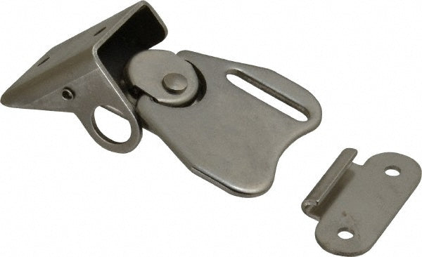 Value Collection MSC002 Padlockable Wing Turn Door Latch 1-1/2" OAW, 0.94" OAH, Stainless Steel