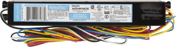 Philips Advance ICN2S40N35I 1 or 2 Lamp, 120-277 Volt, 0.25 to 0.62 Amp, 0 to 39, 40 to 79 Watt, Rapid Start, Electronic, Nondimmable Fluorescent Ballast
