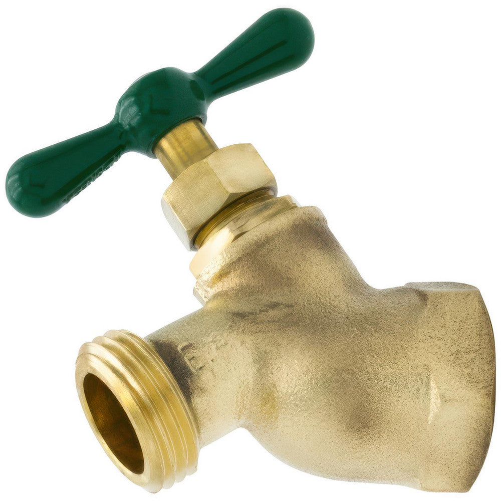 Legend Valve 107-213NL 1/2" Pipe, 125 psi WOG Rating, Lead Free Brass Hose Bibb, Stop Valve