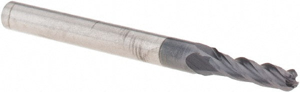 Htc Tool & Cutter Co. 145-4093 Ball End Mill 3/32" Dia, 3/8" LOC, 4 Flute, Solid Carbide