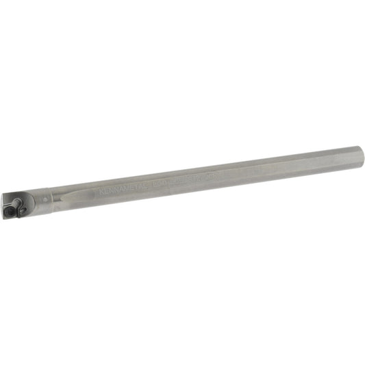 Kennametal 1270954 Indexable Boring Bar E04HSCLDR12, 0.285" Min Bore Dia, Right Hand Cut, 1/4" Shank Dia, 5 &deg Lead Angle, Solid Carbide (Shank), Steel (Head)