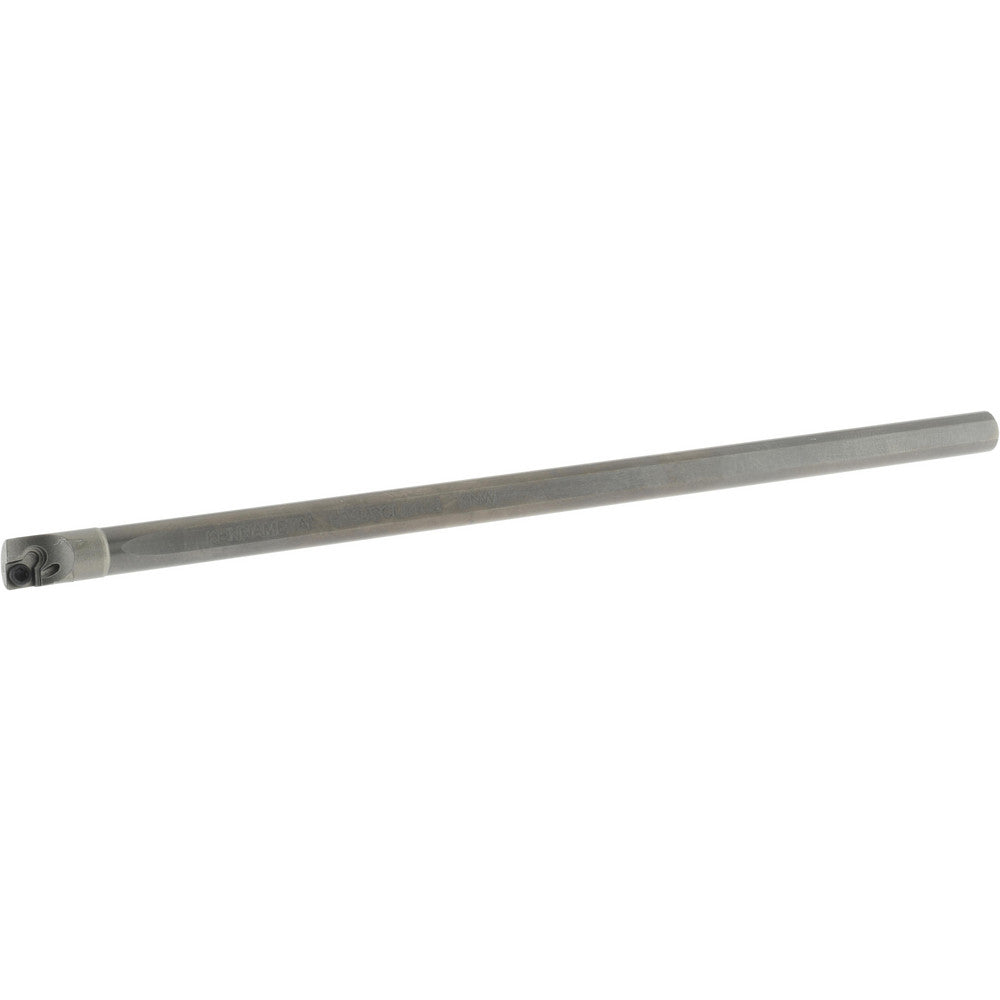 Kennametal 1270962 Indexable Boring Bar E04MSCLDR12, 0.285" Min Bore Dia, Right Hand Cut, 1/4" Shank Dia, 5 &deg Lead Angle, Solid Carbide (Shank), Steel (Head)