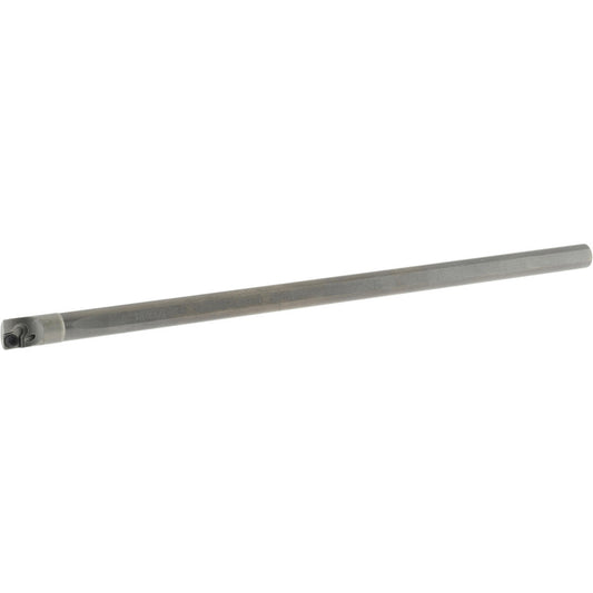 Kennametal 1270962 Indexable Boring Bar E04MSCLDR12, 0.285" Min Bore Dia, Right Hand Cut, 1/4" Shank Dia, 5 &deg Lead Angle, Solid Carbide (Shank), Steel (Head)