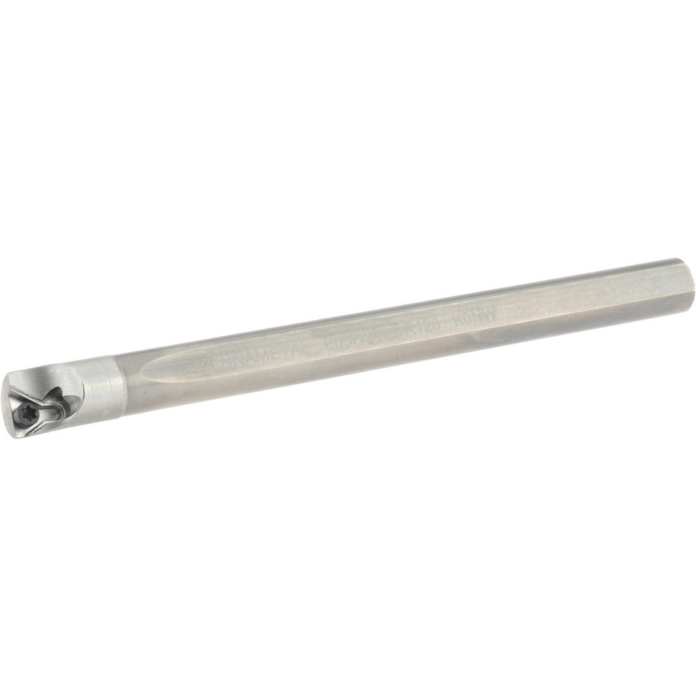 Kennametal 1270970 Indexable Boring Bar E05HSTLDR128, 0.36" Min Bore Dia, Right Hand Cut, 5/16" Shank Dia, 5 &deg Lead Angle, Solid Carbide (Shank), Steel (Head)