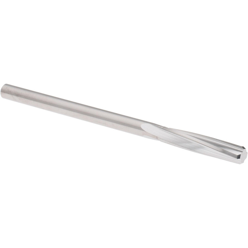 Hertel 59904441 Chucking Reamer 5/32" Dia, 2-1/2" OAL, 3/4" Flute Length, Spiral Flute, Straight-Cylindrical Shank, Solid Carbide