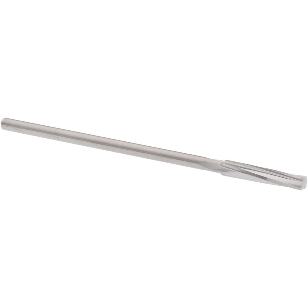 Hertel 59904458 Chucking Reamer 3/32" Dia, 2" OAL, 1/2" Flute Length, Spiral Flute, Straight-Cylindrical Shank, Solid Carbide