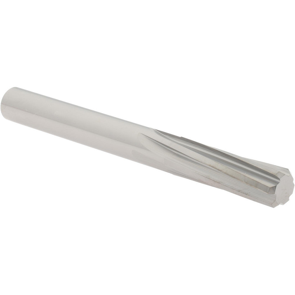 Hertel 59904706 Chucking Reamer 3/8" Dia, 3-1/2" OAL, 1-1/4" Flute Length, Spiral Flute, Straight-Cylindrical Shank, Solid Carbide