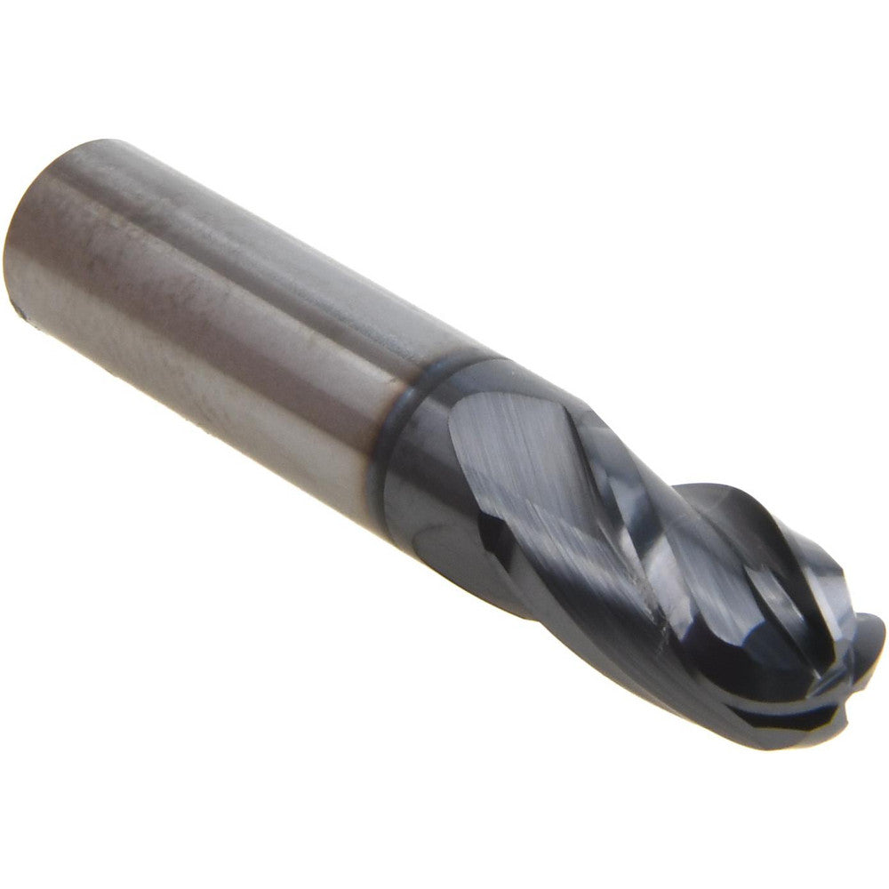 Hertel EM99924530 Ball End Mill 3/8" Dia, 5/8" LOC, 4 Flute, Solid Carbide