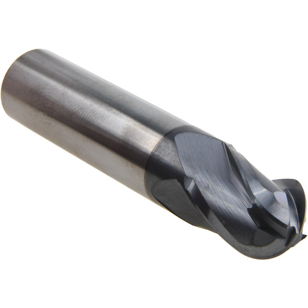 Hertel EM99924536 Ball End Mill 5/8" Dia, 3/4" LOC, 4 Flute, Solid Carbide