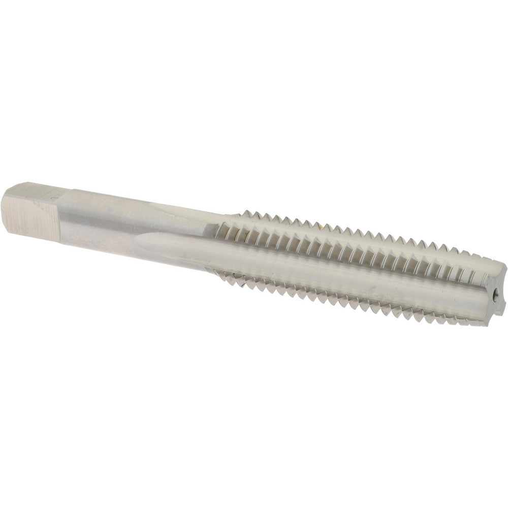 Hertel K029118AS Straight Flute Tap M12x1.75 Metric Coarse, 4 Flute, Plug Chamfer, 6H Class of Fit, High-Speed Steel, Bright/Uncoated Finish