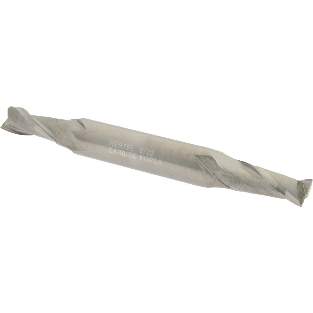 Hertel E599924313 Square End Mill 9/32" Dia, 11/16" LOC, 2 Flute, Solid Carbide