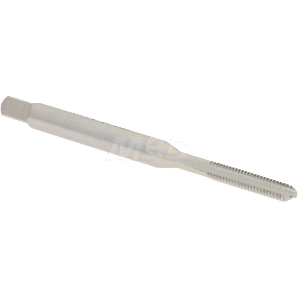Hertel K008044AS Spiral Point Tap #2-56 UNC, 2 Flutes, Bottoming Chamfer, 2B Class of Fit, HSS, Bright/Uncoated Coated