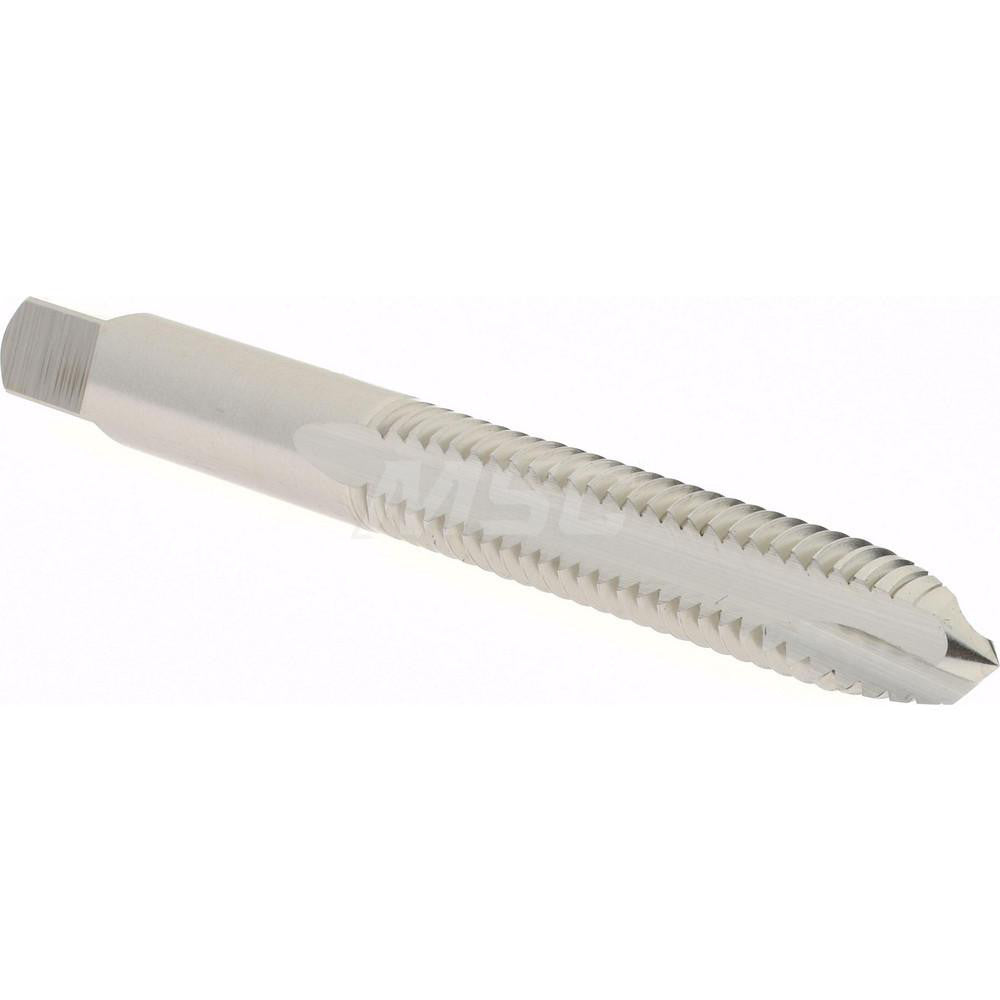 Hertel K017146AS Spiral Point Tap 5/16-18 UNC, 2 Flutes, Plug Chamfer, 3B Class of Fit, HSS, Bright/Uncoated Coated