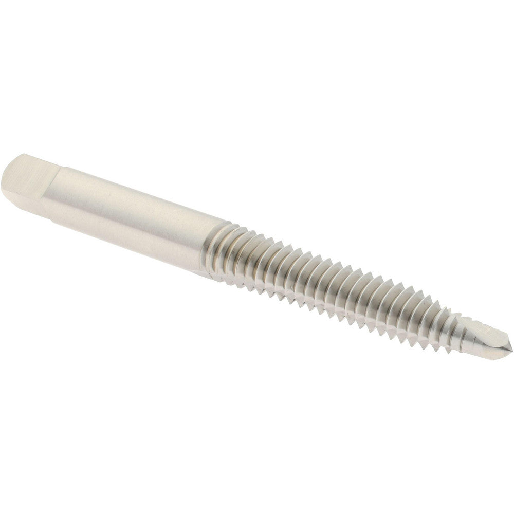Hertel K017108AS Spiral Point Tap 1/4-20 UNC, 2 Flutes, Plug Chamfer, 3B Class of Fit, HSS, Bright/Uncoated Coated