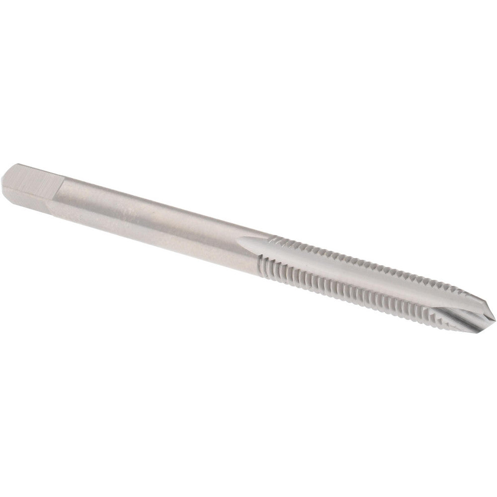 Hertel K017079AS Spiral Point Tap #10-32 UNF, 2 Flutes, Plug Chamfer, 2B Class of Fit, HSS, Bright/Uncoated Coated