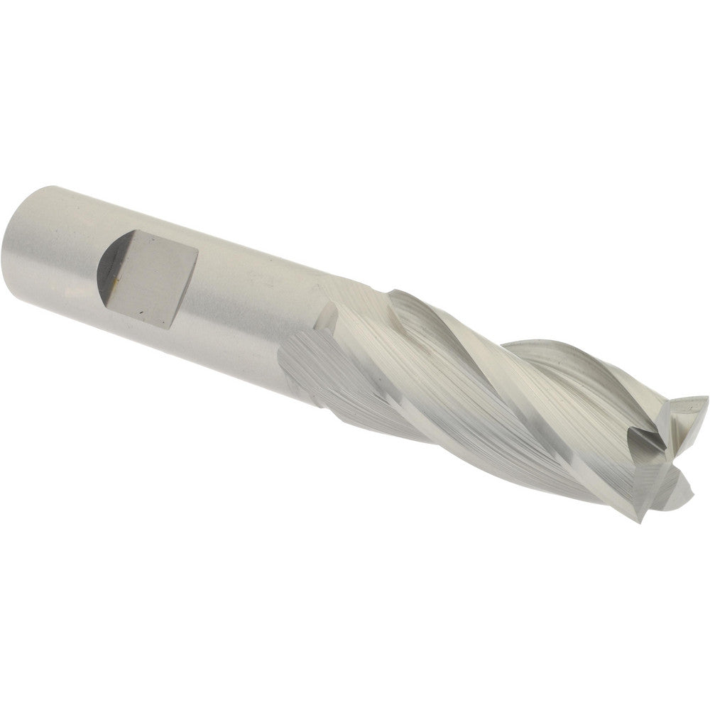 Hertel H59912261 Square End Mill 0.6693'' Dia, 1-5/8'' LOC, 5/8'' Shank Dia, 3-3/4'' OAL, 4 Flutes, Cobalt