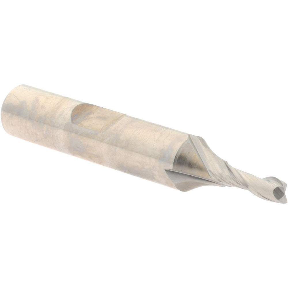 Hertel H59912469 Square End Mill 0.1575'' Dia, 7/16'' LOC, 3/8'' Shank Dia, 2-5/16'' OAL, 2 Flutes, Cobalt
