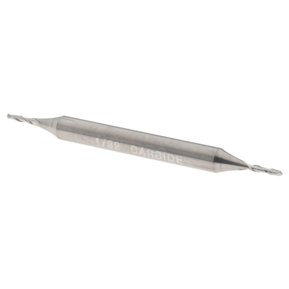 Hertel E599924380 Ball End Mill 1/32" Dia, 3/32" LOC, 2 Flute, Solid Carbide