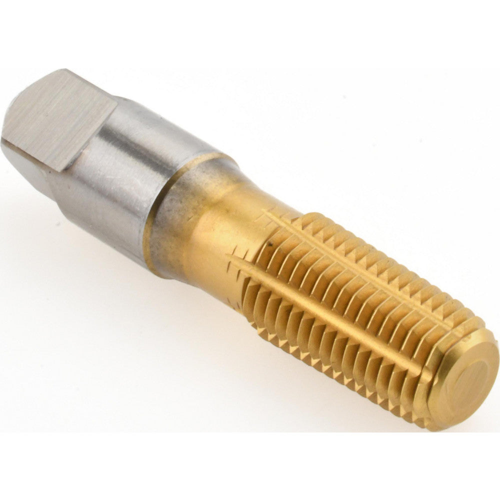 Hertel R837548T-S 1/4-18 NPT, TiN Coated, High Speed Steel, Thread Forming Pipe Tap