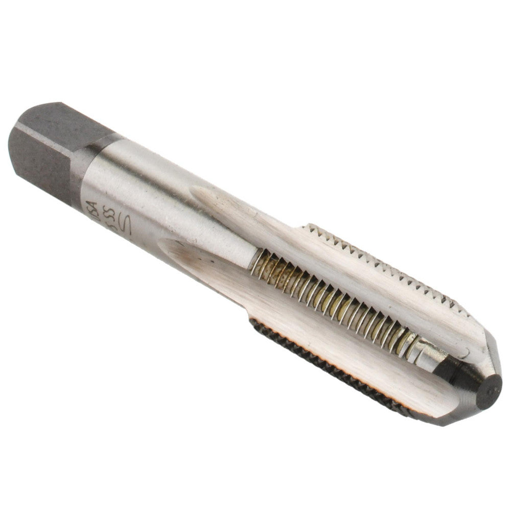 Hertel R127176-S Standard Pipe Tap 1/8-27, NPS, 4 Flutes, High Speed Steel, Bright/Uncoated