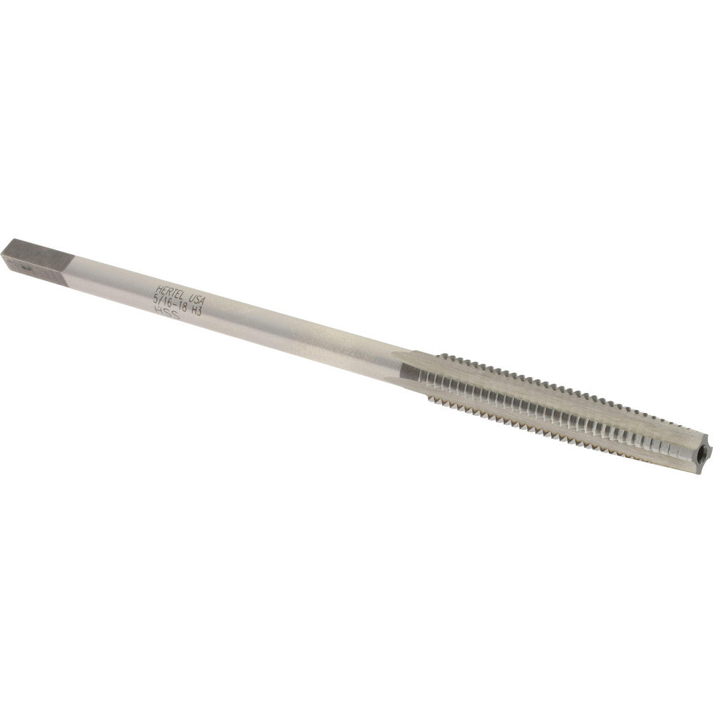 Hertel R132056 5/16-18 UNC, 4 Flutes, Bright Finish, High Speed Steel, Nut Tap