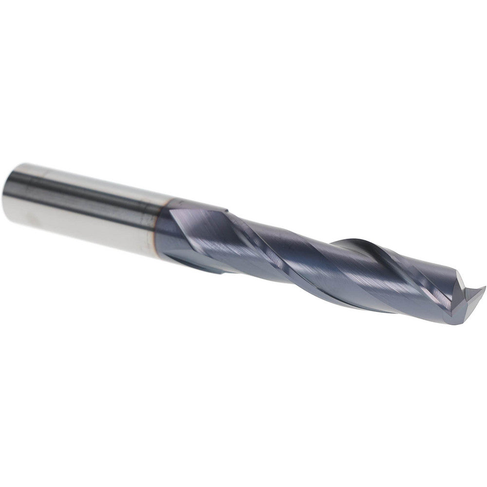 Hertel 59919449 Square End Mill 1/2" Dia, 2" LOC, 2 Flute, Solid Carbide