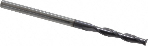 Hertel 59919480 Square End Mill 1/8" Dia, 3/4" LOC, 2 Flute, Solid Carbide